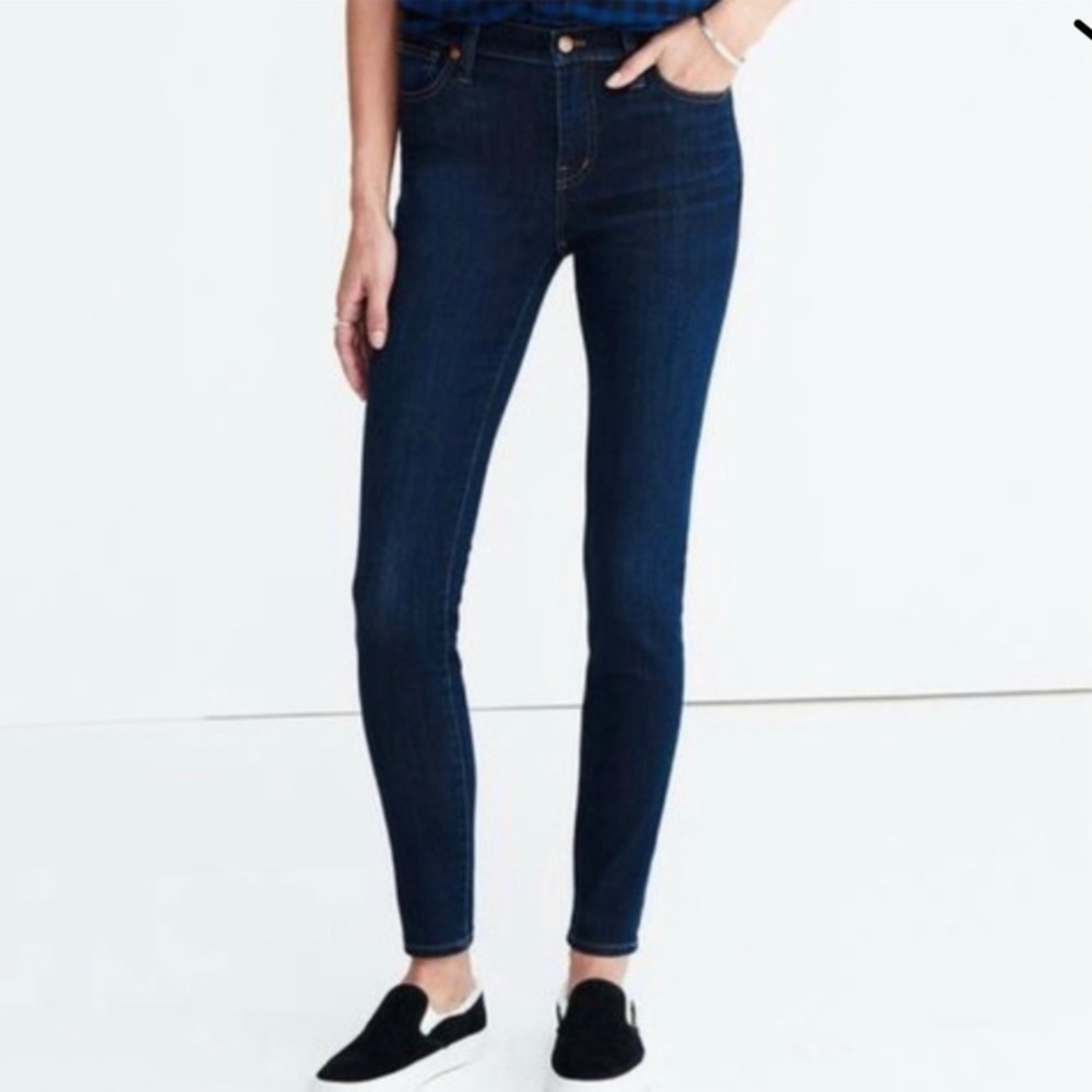 EUC Madewell Dark Wash Skinny Jean Size 26